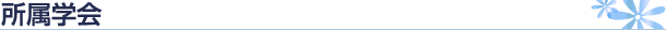 所属学会